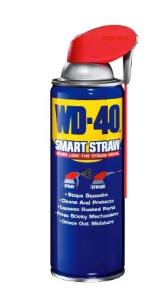 Lubricant is packaged with permanently attached straw.