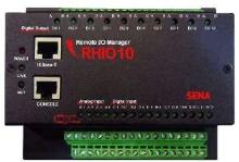 Server enables remote monitoring and control of I/O devices.