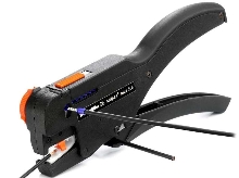 Tool performs cutting, stripping, and crimping.