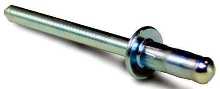 Rivets deliver consistent, stable clamp force.