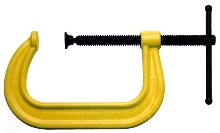 C-Clamps are offered in high-visibility safety color.
