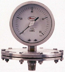 Stainless Steel Gages feature protective diaphragms.