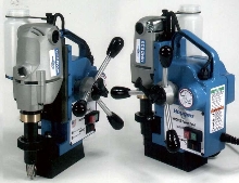 Portable Magnetic Drill offers power feed option.