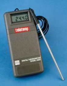 Probe Thermometer includes NIST-traceable certificate.