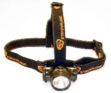 LED Headlamp weighs 2.75 oz with batteries.