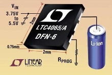 Li-Ion Battery Chargers are housed in 2 x 2 mm DFN package.