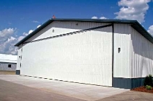 Hydraulic Door fits large exterior openings.