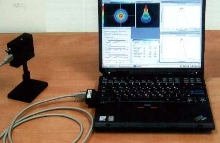 Beam Profilers use software to report measurements.