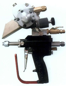 Spray Gun handles vinyl ester and polyester formulations.