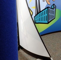 Adhesive is suited for mounting and laminating signs.