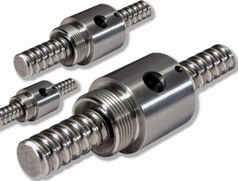 Miniature Ball Screws promote smooth, quiet operation.