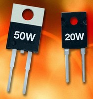Non-Inductive Power Resistors offer ratings to 140 W.