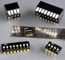 Subminiature DIP Switches meet RoHS requirements.