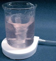 Turbine Magnetic Stirrer operates on 3-8 psi air supply.