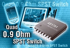 Analog Signal Switches feature 130 MHz bandwidth.