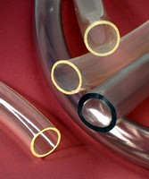 PVC and Polyurethane Tubing range in size up to 3 in. OD.