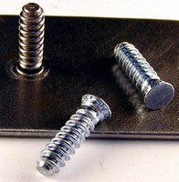 Flush-Head Studs mate quickly with plastic nuts and clips.
