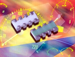 Flat Chip Resistor Arrays offer matched tolerances to 0.1%.