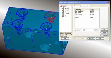 CAM Software uses AFR to machine complex holes.