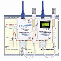 Transmitter displays measurements using web browser.