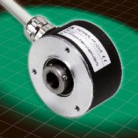 Hollow Shaft Encoders offer pulse outputs to 100,000 ppr.