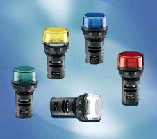 LED Pilot Lights feature single unit, monoblock design.