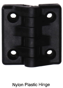 Nylon Plastic Hinges can replace steel hinges.