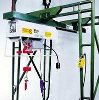 Lifting Solution includes hoist, mounting, and basket.