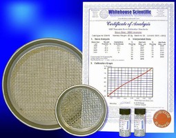 Single Shot Calibration Standards suit small test sieves.
