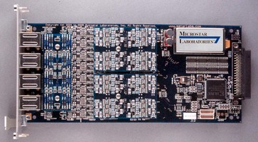 Boards provide signal conditioning in DAQ applications.