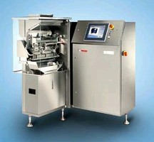 Checkweigher weighs 3,800 capsules/min.