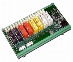 I/O Module controls solid state relays.