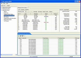 Material Handling Control System includes graphical HMI.