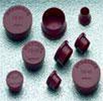 Electrical Connector Caps are made of polyethylene.