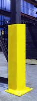 Heavy-Duty Guards protect rack system uprights from damage.