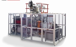 Blow-Molding Machine incorporates parison suction technology.