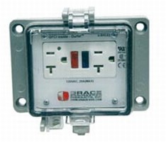 GFCI Receptacle is UL approved for NEMA 4X applications.