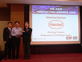 Henkel Receives Top Honors for Innovative Lead-Free Solder Paste