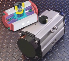 Pneumatic Actuator features corrosion-resistant components.