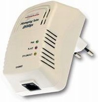 Ethernet Adapter enables high-speed powerline networking.