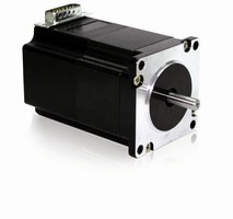 Step Motor incorporates microstepping drive and controller.