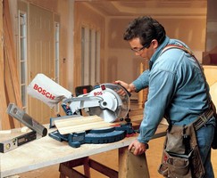Miter Saw makes 100 cuts in 1 x 6 in. pine on single charge.