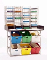 Sorting Table handles large quantities of mail.