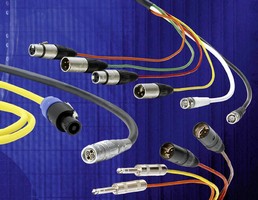 A/V Cable Assemblies are offered in various types.