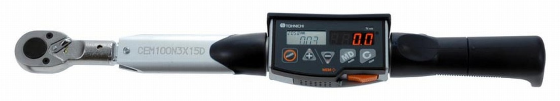 Digital Torque Wrench offers up to 30 hr of continuous usage.