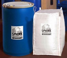 Desiccant comes in cans, drums, and supersacks.