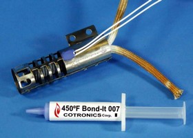 Bonding Adhesive holds up to 450 F.