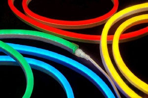 LED Tubes offer energy-efficient neon alternative.