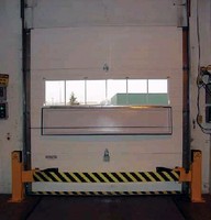 Safety Barrier helps prevent loading dock accidents.