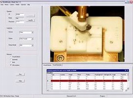 Software monitors resistance spot welding process.